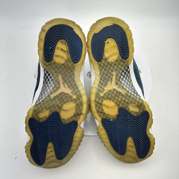 Nike Air Jordan 11 XI Retro Low Men Size 8 Shoes Snakeskin Navy CD6846-102 - Picture 9 of 13